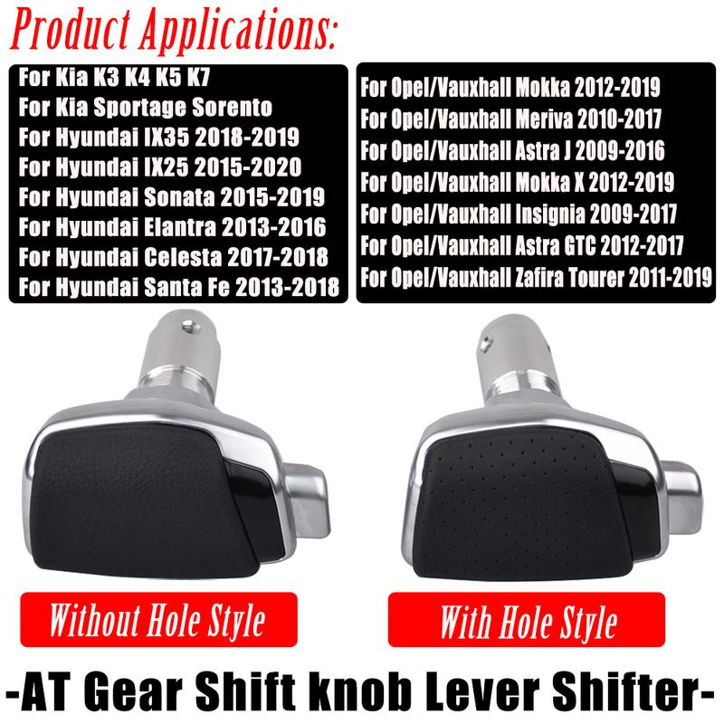 Automatic Gear Shift Knob Shifter Knob Lever Stick For KIA Sorento K5 K4 K3 K7 Soul 2 Optima Sportager III 3 Opel Vauxhall LHD