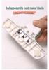 Notebook Puncher 9027: 4mm Multi-Hole Punch for Loose-Leaf Binders, 3 or 6 Holes, Manual Student Use