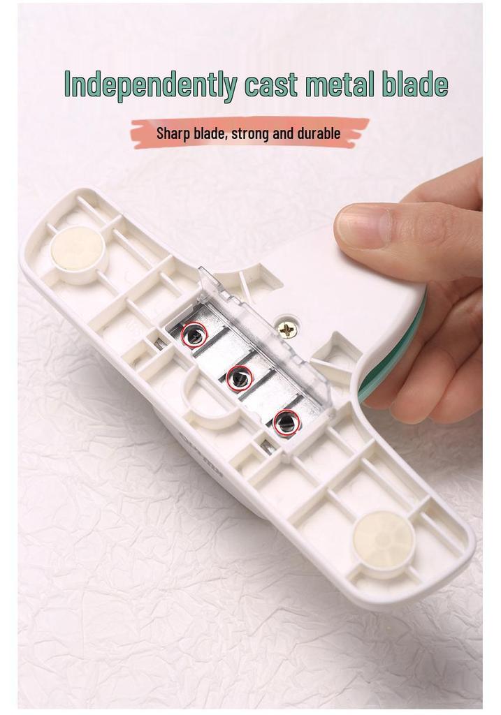 Notebook Puncher 9027: 4mm Multi-Hole Punch for Loose-Leaf Binders, 3 or 6 Holes, Manual Student Use