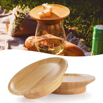 1/2/4 Stücke Weinglas Charcuterie Topper Vorspeise Platte Holz Rotwein Glas Abdeckung Charcuterie Bord Trinkglas