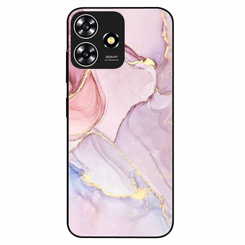 For ZTE Blade A73 4G Case 6.6'' Para Silicone Soft Cool Print Marble Phone Cover for ZTE BladeA73 A 73 4G Shockproof TPU Bags