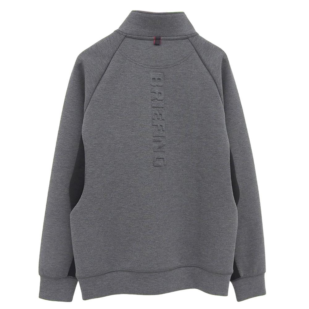 BRIEFING Excellent condition BRIEFING GOLF WARM 3D LOGO HALF ZIP TOP Men's Gray Size S tops S grayUsed