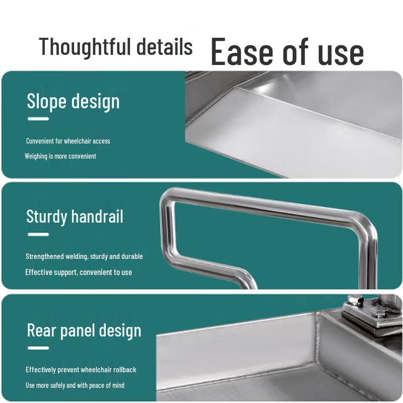 Medical Wheelchair Scale with Thermal Printer