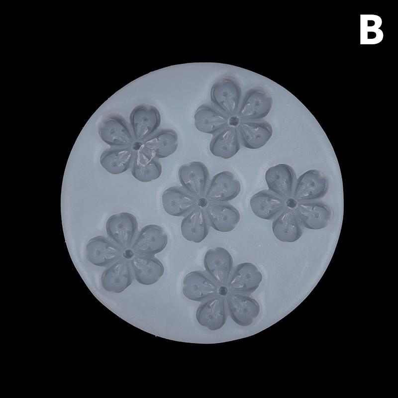 

1Pc Mini Cherry Blossom Peach Blossom Silicone Mold Diy Mousse Cake Fondant Baking Tool Gypsum Glue Resin Clay Decoration Mold