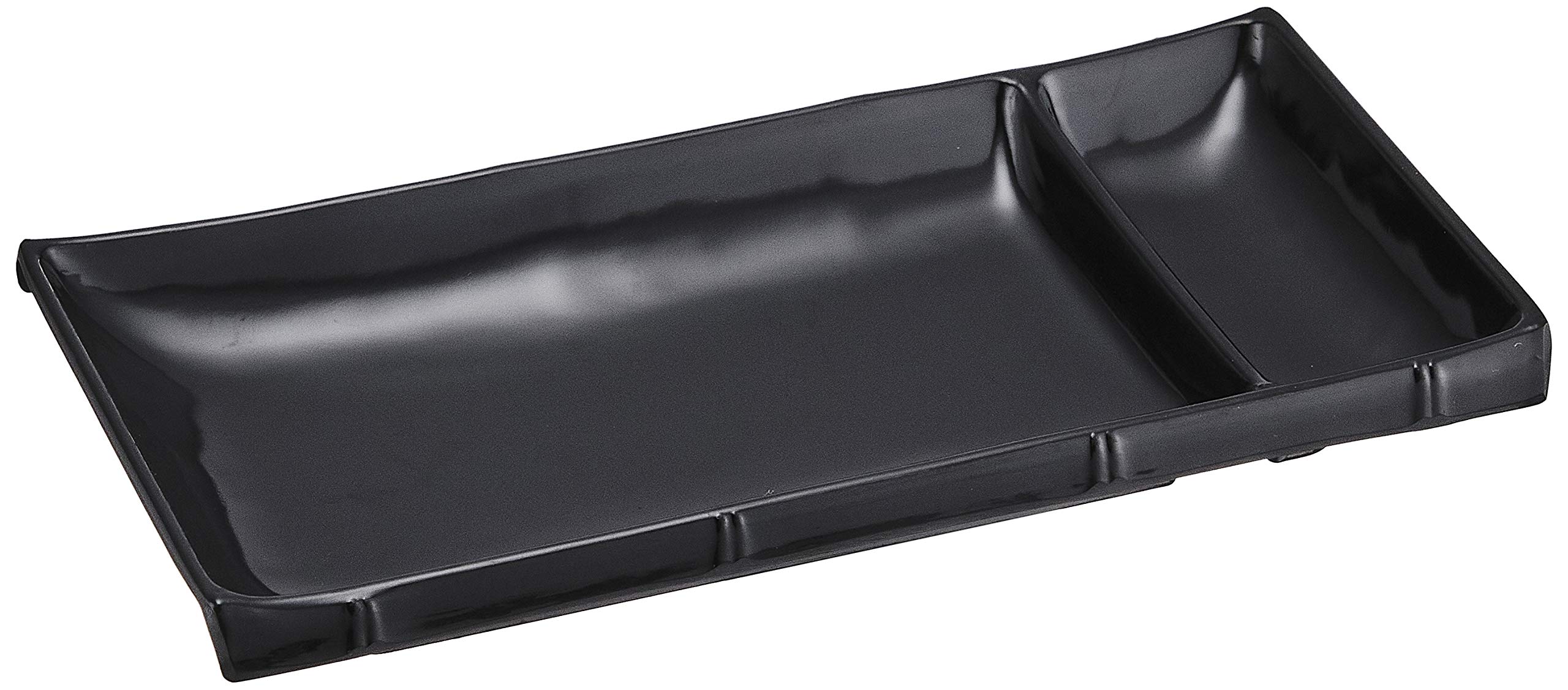 

Nagao Tsubame-Sanjo Unbreakable Gyoza Plate, Black, Made in Japan, SP-32B