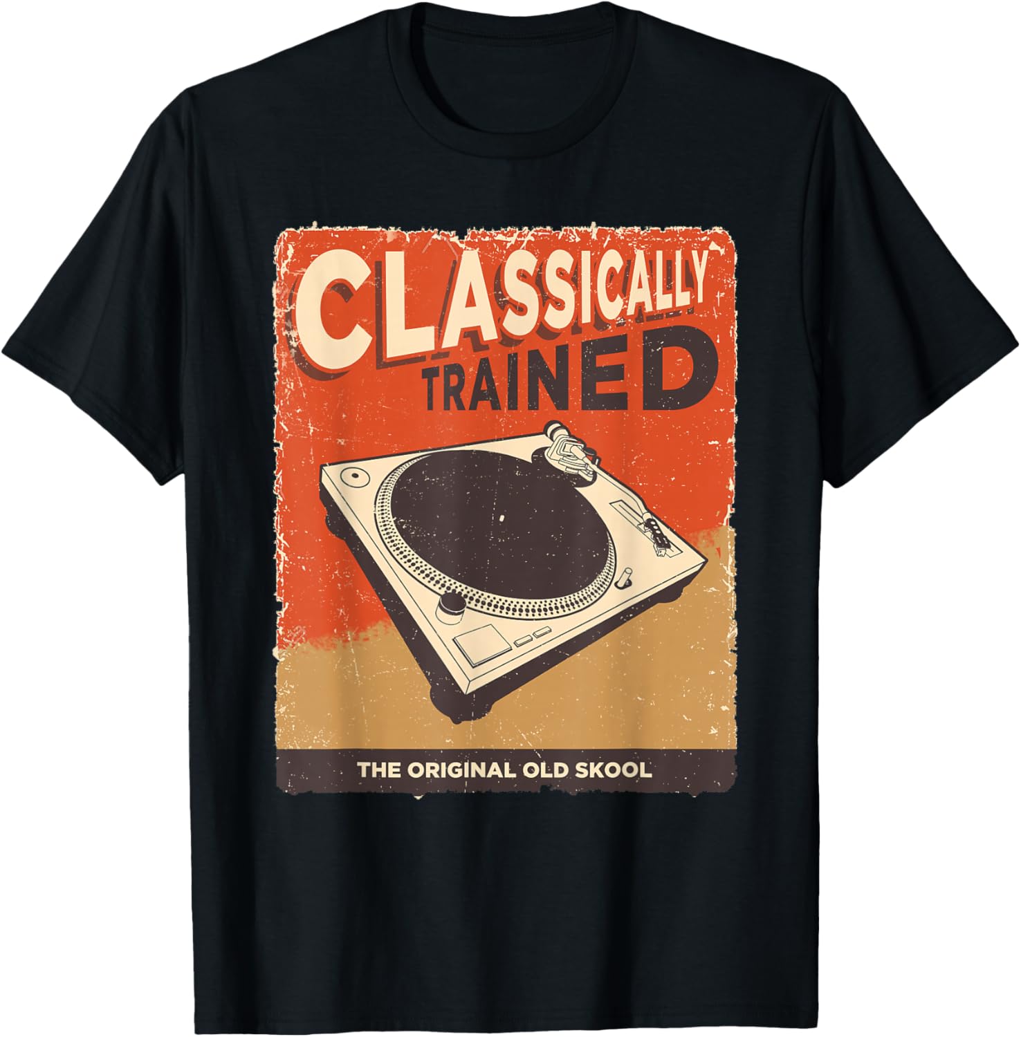 

Classically Trained DJ Turntable Graphic Tee Mens Casual Short Sleeve Cotton TShirt - Men s Summer Cotton Graphic Tee 5XL різнокольоровий