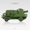 Seconda Guerra Mondiale Militare Tedesco Unione Sovietica Carro Armato Mini Action Figures Set di Blocchi da Costruzione 4 Cannone d'Assalto Veicolo Corazzato Mattoncini dell'Esercito Giocattoli per Adulti