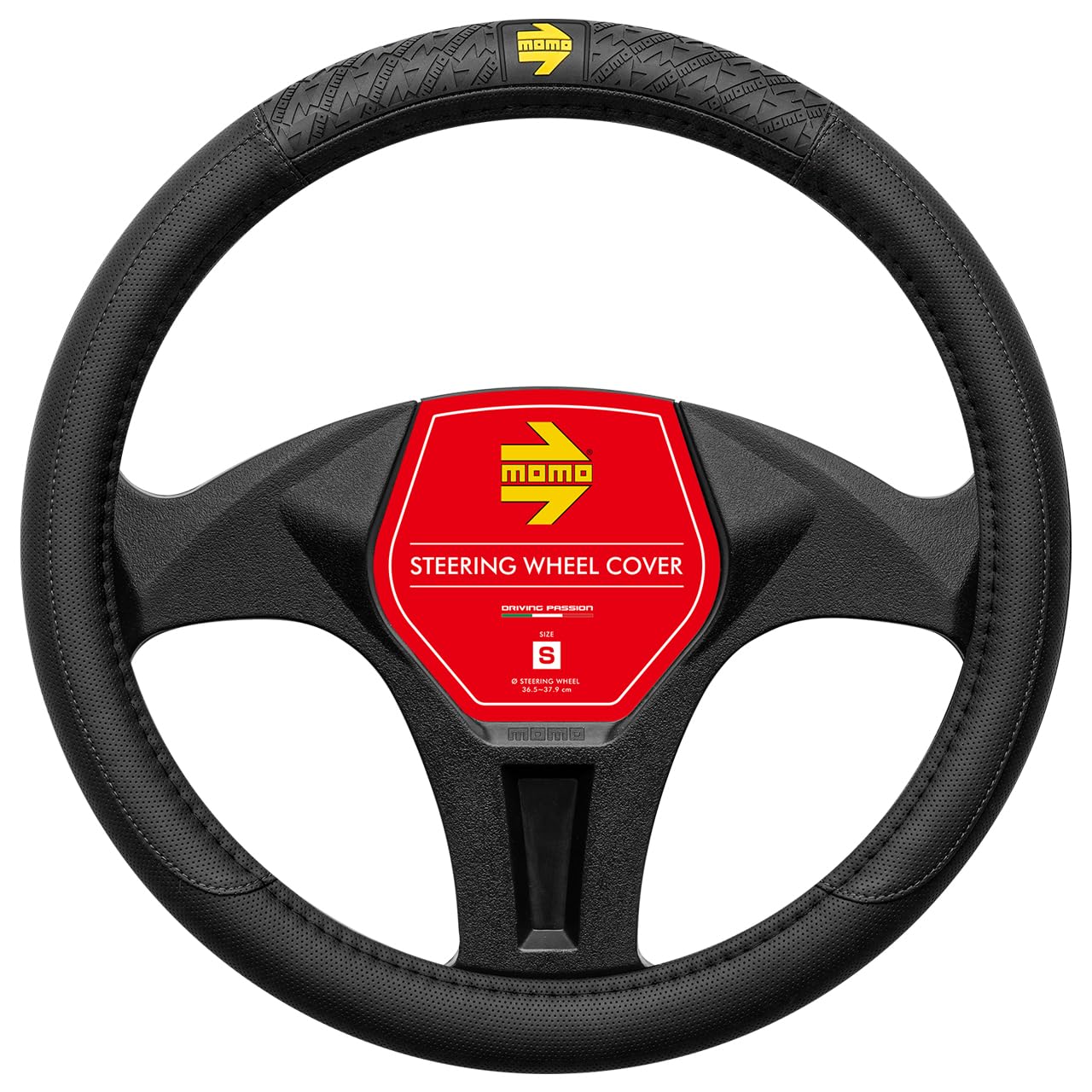 

MOMO Размер рулевого колеса Черный V.I.P. Обложка, Италия, Милан, Маленький, чёрный