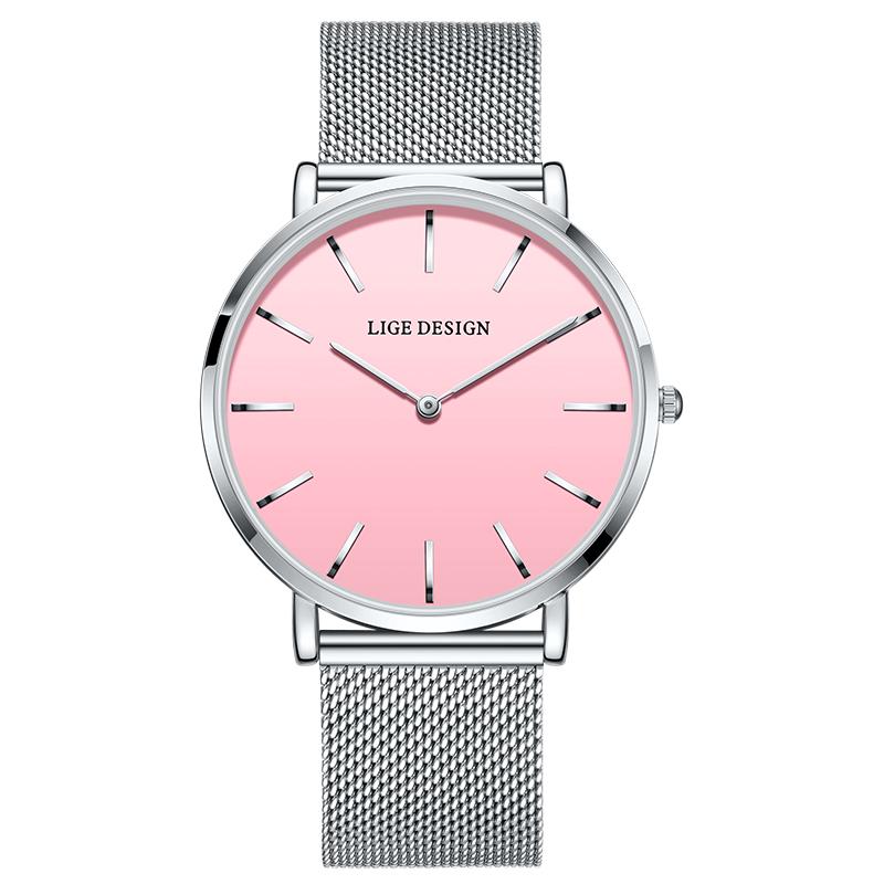 

New Women Watch Top Brand Luxury Ultra Thin Mesh Quartz Watches for Women Fashion Sports Waterproof Watch Ladies