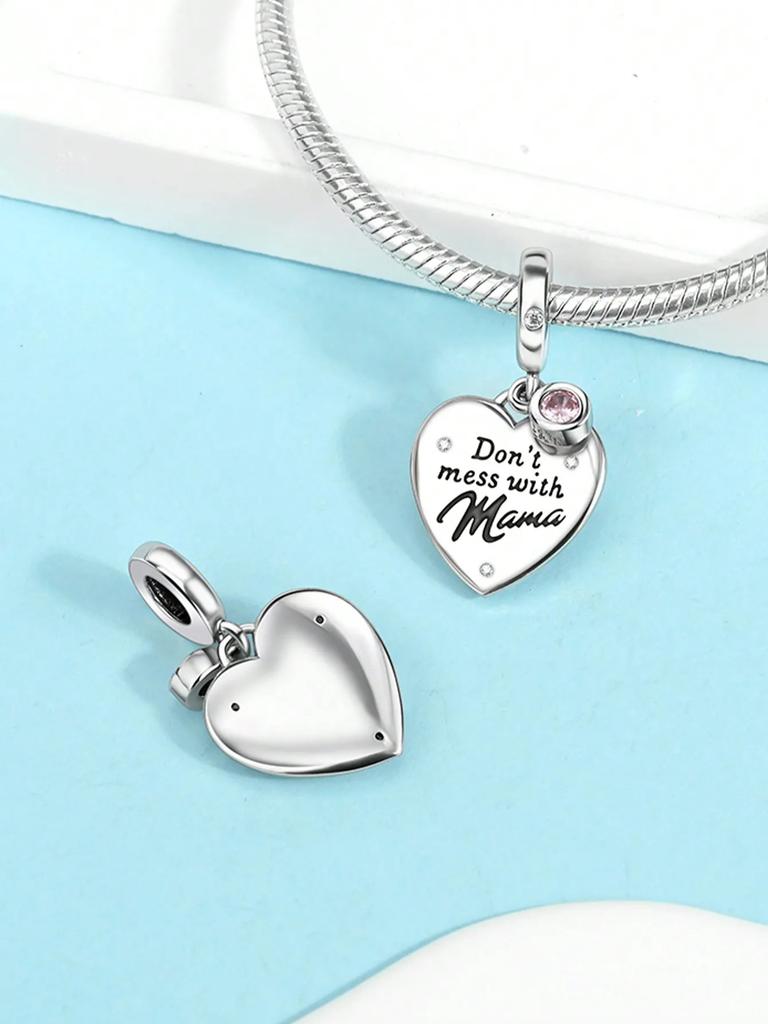 Copper Plated Original Charms Mother'S Day Love Mother Beads Fit Bracelet Women'S Jewelry Gift