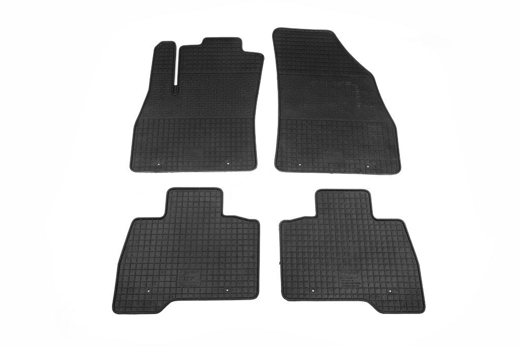 Rubber Mats (Polytep) 4 Pcs, Light Rubber Smell for Peugeot Bipper