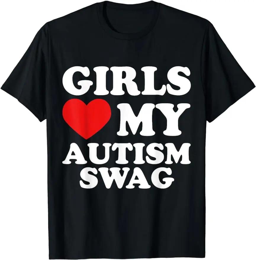 Autism Supporter Shirt Infinity Heart Spread Awareness and Love Unisex Style for Women Graphic Custom Printed TShirts