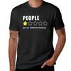 People - 1 Star - Not A Fan, Would Not Recommend T-Shirt Sweat Cute Clothes Men's Cotton T-shirt