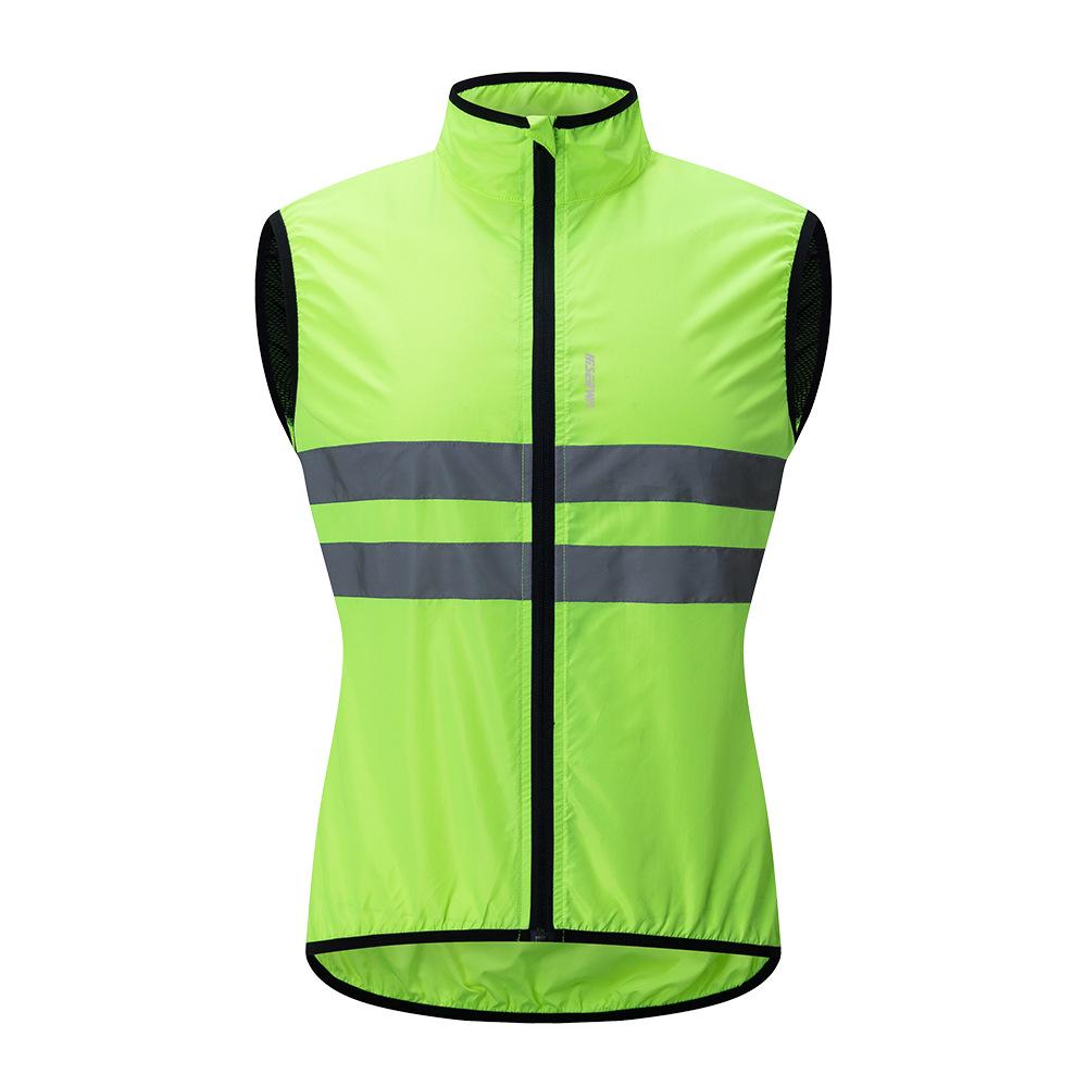 Unisex Reflective Windproof and Water-Repellent Vest for Cycling, Hiking, and Mountain Climbing
