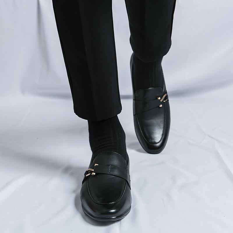 Oxfords clássicos masculinos negócios apartamentos sapatos de couro casuais condução mocassins sapatos de casamento estilo italiano mocassins