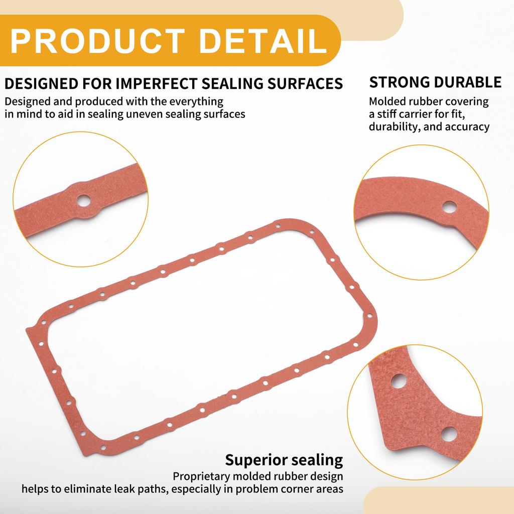X Autohaux No.1112143G00 Automobiles Oil Pan Gasket for Nissan Pickup 1998-2005 1 Pc Car Accessories Auto Replacement Parts