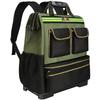 Drado Tool Tool Large Reinforced Plastic Hard Oxford Reflective Tool Outdoor Backpack, Bag, Capacity, Handle, 2-Way, Divided, Multifunctional, Bottom,