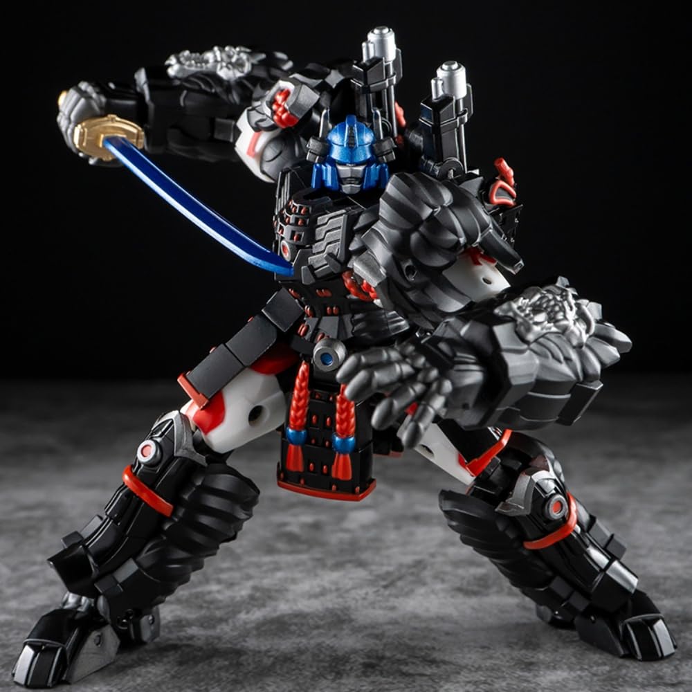 HiPlay Iron Works 1/12 Scale Primitive Warrior Great Ape General EX-75 Movable Action Figure with Accessories, Full Set, Samurai Version