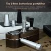 54mm 3 Ears Bottomless Portafilter with Alloy Handle Stainless Steel Head Compatible for