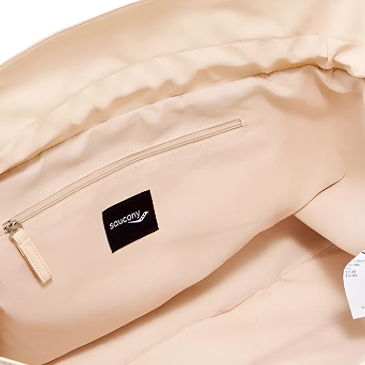 New Saucony Fabric Tote Bag, Shopping Bag, Shoulder Bag, Handbag Large Unisex Light Khaki SA1259BG01T-KH001