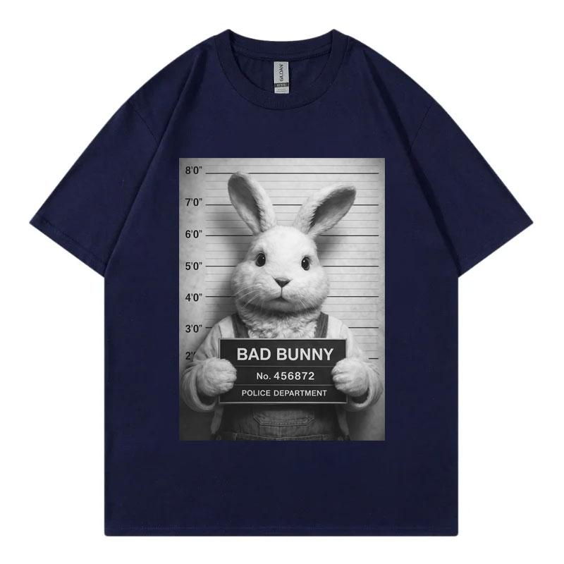 Rapper Bad Bunny Fuuny Meme Graphic T Shirts Men Women Fashion Vintage Short Sleeve Tshirt Summer Casual Loose Cotton Tshirts
