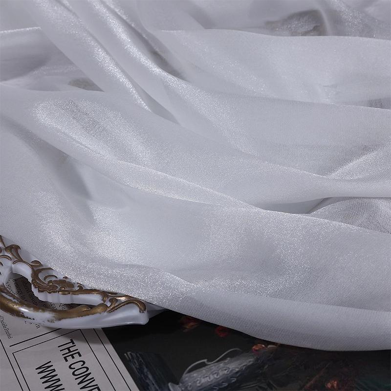 Wide 150cm Translucent Chiffon Tulle Fabric Material for Skirt Decoration Stage Performance Costumes DIY Sewing Handmade Fabric