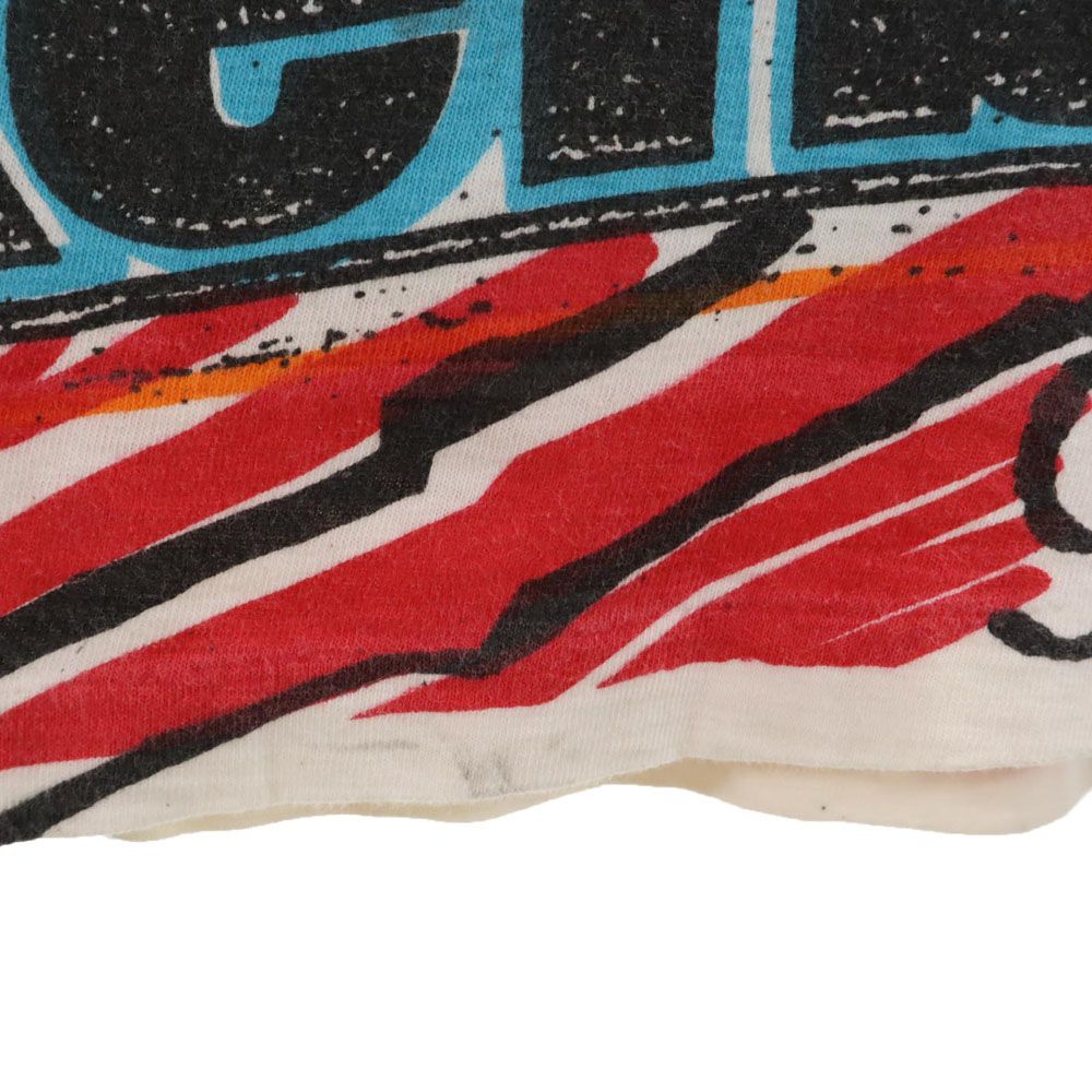 MAGIC JOHNSON TS 90s NBA Chicago Bulls double-sided printing Short sleeve T-shirt Men's Used