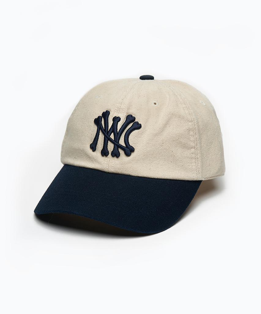 Naiseuwedeo Nw Knochen 6-Panel-Kappe (Elfenbein/Marine)