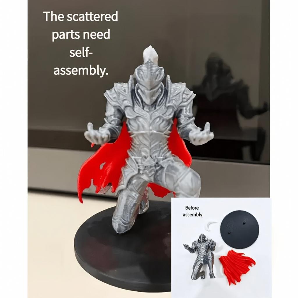 3D Printed Kneeling Pen Holder Desktop Storage for Desk