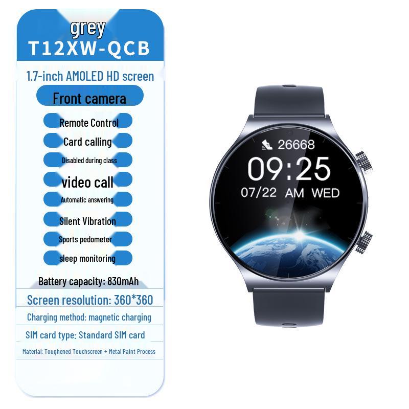 Middle School Student Smartwatch: Kids' Video, GPS, SIM Dual Call.