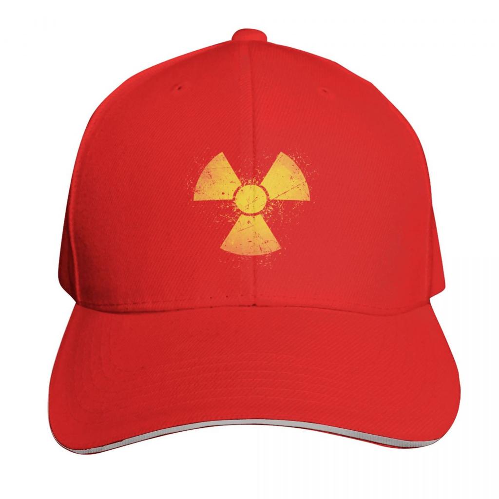 Radioactive Atomic Nuclear Symbol Baseball Cap Hood Kids Hat Golf Hat Unisex Hats For Women Unisexs