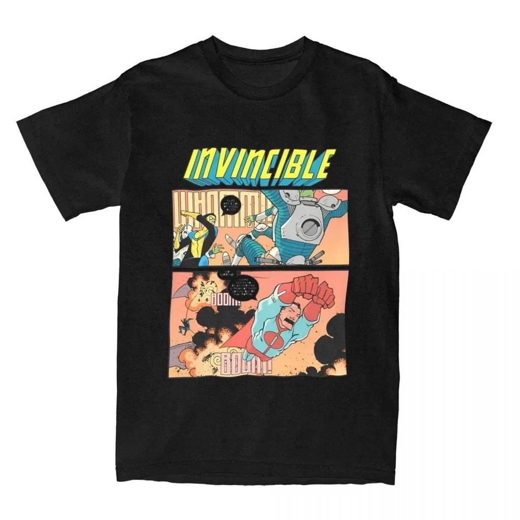 New 2026 Invincible Tee Cartoon Series Cotton Graphic Print Unisex Invincible Highend Luxury Unisex Style Both of Unisex and Unisex