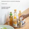 Storage Turntable 360° Rotating Storage Tray Organizer Transparent Round Storage Box for Kitchen Bathroom Cabinet