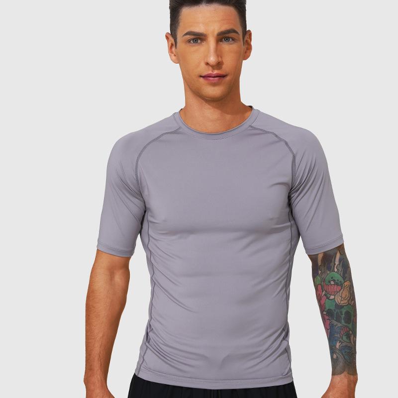 Men's Quick-Dry Compression T-Shirt for Training, Basketball, Running, Cycling, and Fitness