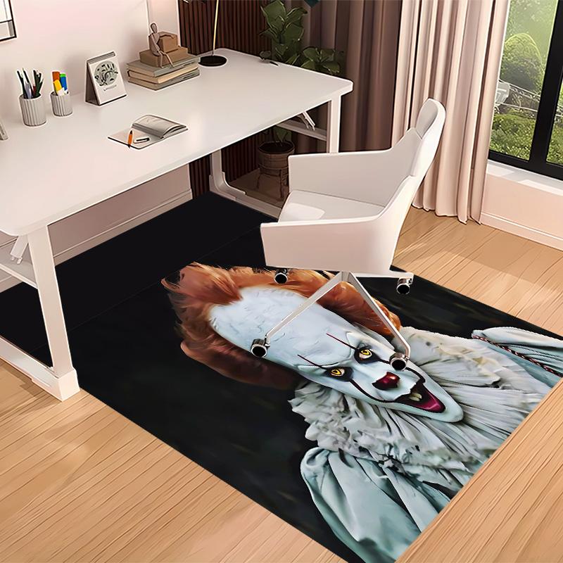 Pennywise the Dancing Clown3 Printed Absorbent Washable Carpet, Non-Slip Bathroom Mats, Kitchen Rugs, Yoga Mat,Living Room Entrance, Camping Picnic Ru