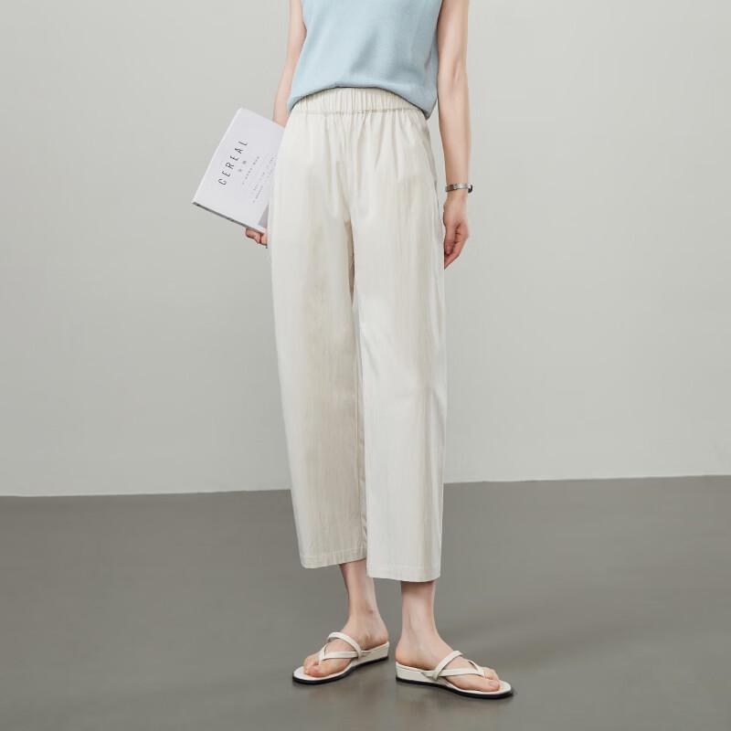 

ESE-Y Women s Lightweight Silk Blend Harem Ankle Pants 28S Low