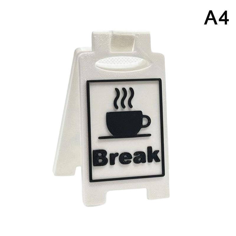 Humorous Office Desk Sign-"Coffee,Then Work" "Busy" Home Office Desktop Decoration Unisex Colleague Gift, Multi-Functional