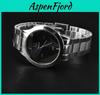 Unique Stainless Steel Triangle Skeleton Watch Stylish Alloy Case And Glass Mirror