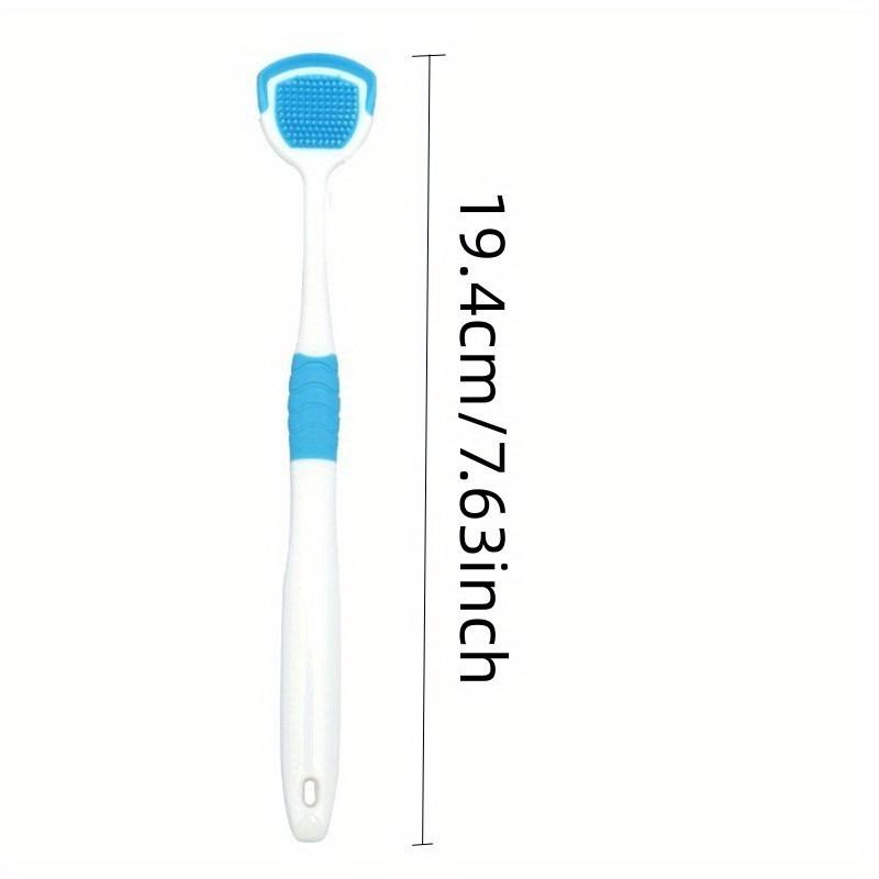 Easy-Grip Tongue Scraper for Fresh Breath & Healthy Gums - Effective Bad Breath Eliminator, 1pc