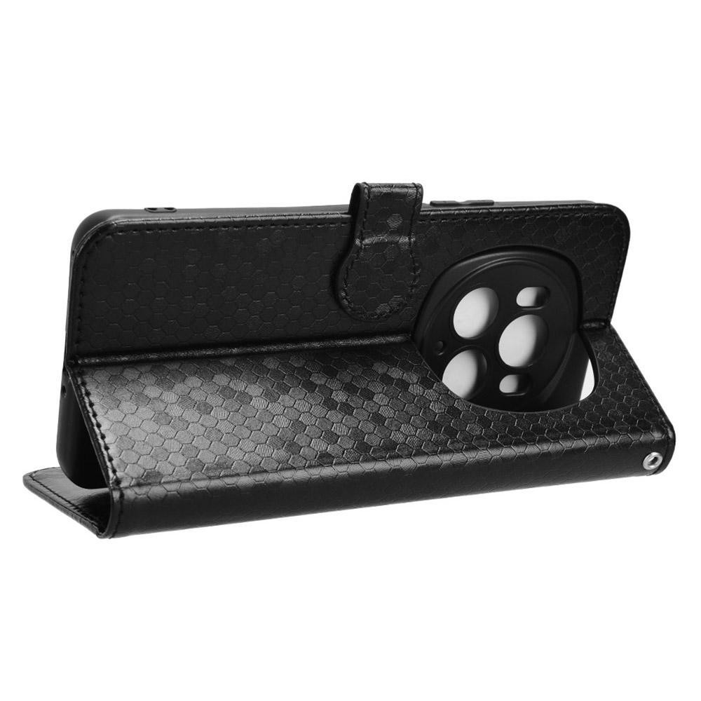 Für Honor Magic6 Pro 5G Hülle Gepunktete PU-Lederabdeckung mit Geldbörse