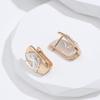 New Trend Vintage Butterfly Drop Earrings For Women  Gold With  Color Earring Ethnic Bride Wedding Jewelry