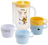 KS32S Stacking Cups (Set of 4) with Case, Curious George Zoo Design