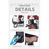 Spary 1/24 Walking Tractor Alloy Diecast Metal Model Sound and Light Old Spray Paint Toy Birthday Present for Childrens Kids Toy