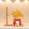 Facai Tree Zhaocao Resin Ornaments Opening TV Cat Living Room House Moving New House Living Room Nice Tabletop Decoration Gift Idea