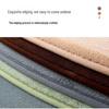 Stain-Resistant Coral Fleece Non-Slip Bath & Entry Mat: Water-Absorbent, Easy-Care, Solid Color