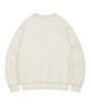WACKY WILLY Kiki Color Block Stitch Sweatshirt Cream