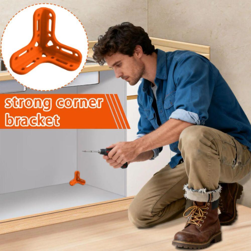 Durable PLA Corner Brace Brackets Heavy Duty Connector 3D Printed Corner Bracket DIY Project