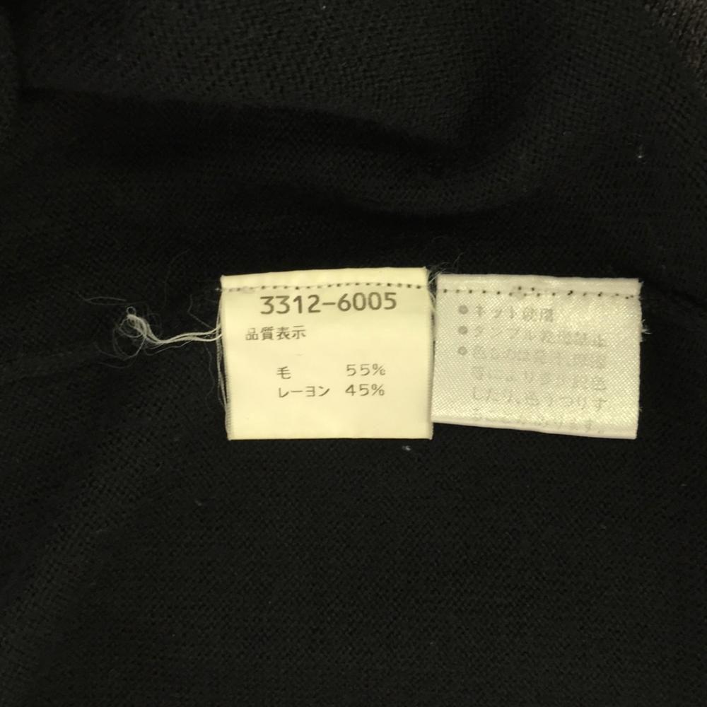 KENZO HOMME 90s Old Long Sleeve Half Zip Sweater F Black Knit Men's Used