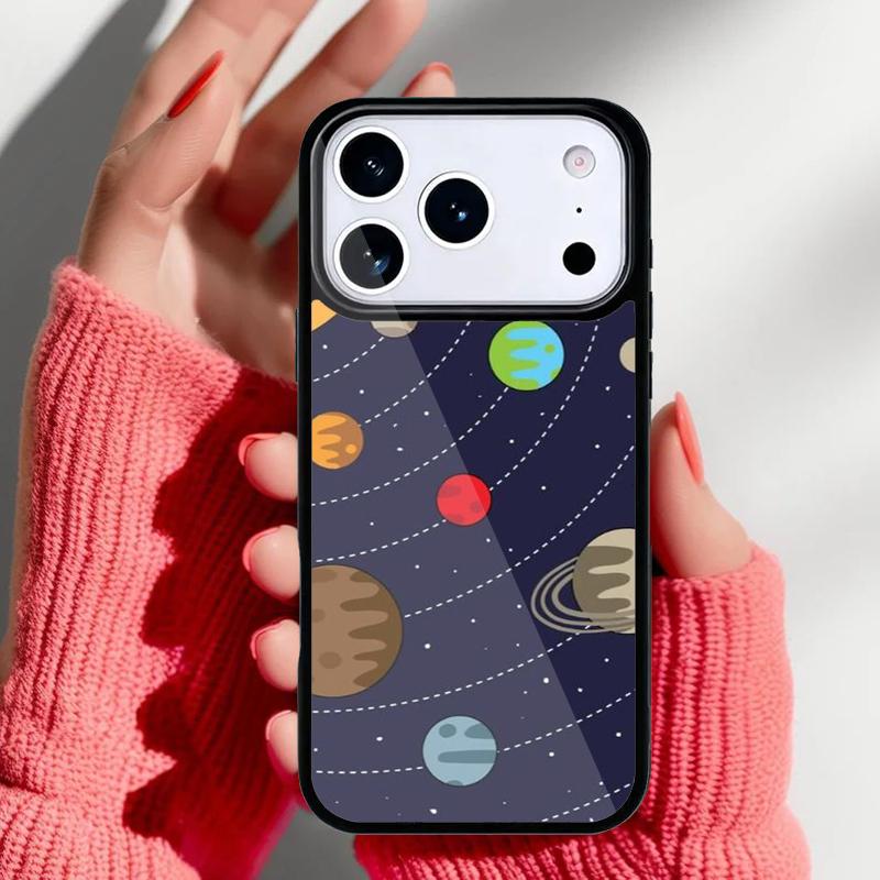 Modern Solar System - Space Phone Case for iPhone 17 Air 16e 15 14 13 Pro Max Back Cover for 12 11 Pro Coque
