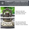 Buddhist Solar Spinning Prayer Wheel, Silent Tibetan Prayer Wheel - Om Mani Padme Hum, Table Top Decorations Ornaments for
